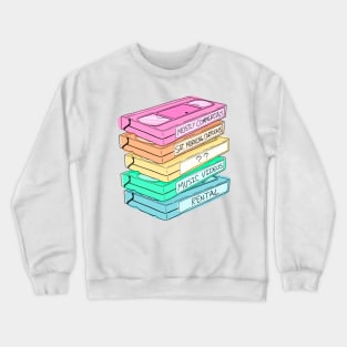 My VHS Recordings - Rainbow Crewneck Sweatshirt